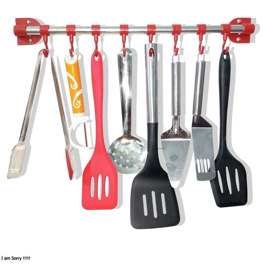 8 Hooks Kitchen Accessories Organizer Rack & Cloth Hanging Stand