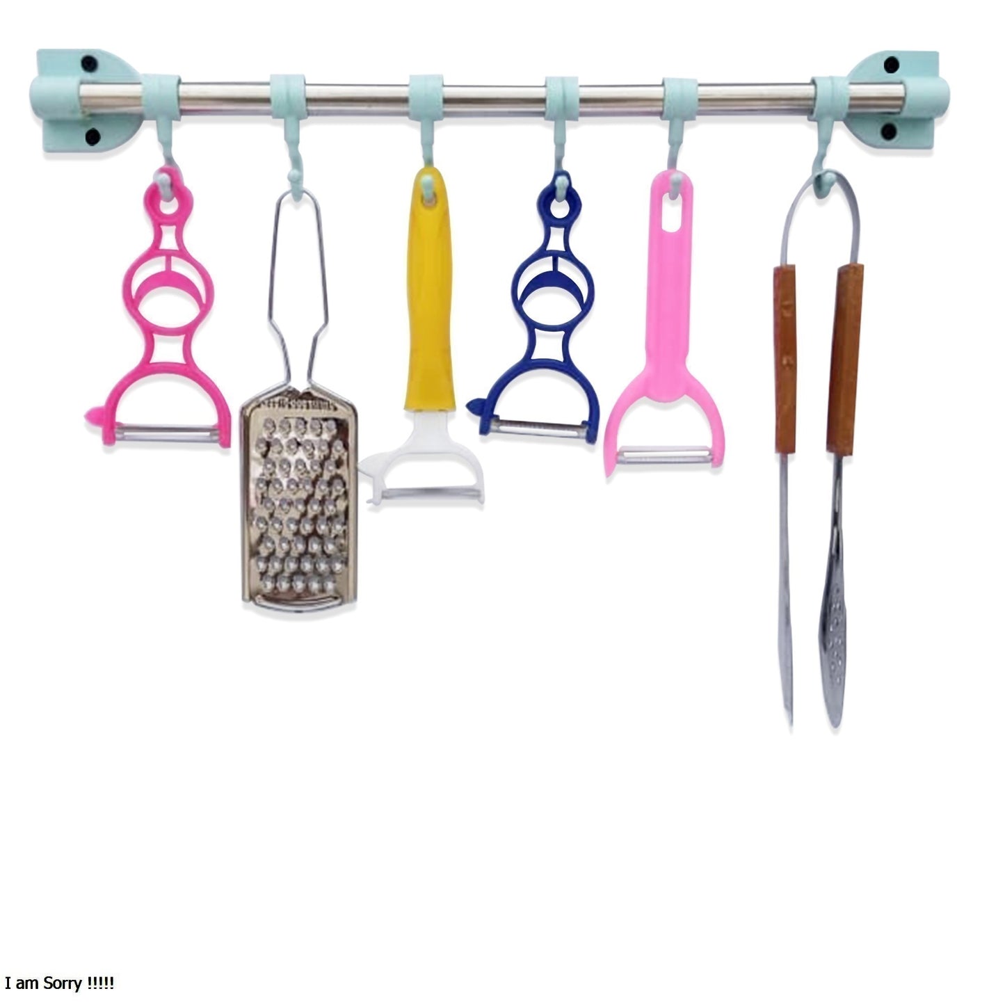 8 Hooks Kitchen Accessories Organizer Rack & Cloth Hanging Stand